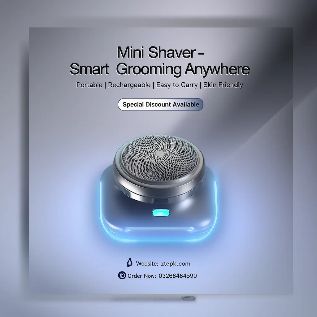 Portable Electric Mini Shaver for Men – Compact Rechargeable Beard & Face Grooming Machine