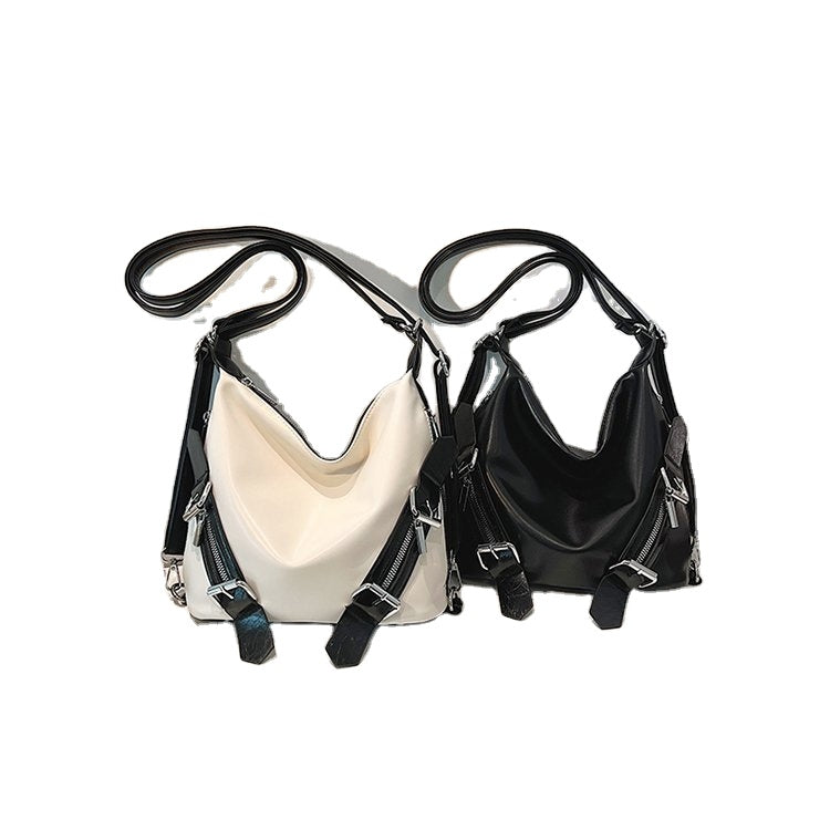 Women's Trendy Tote Bag Niche Design Trendy PU Ladies Backpack Casual Double-Strap ZTS-CR-160