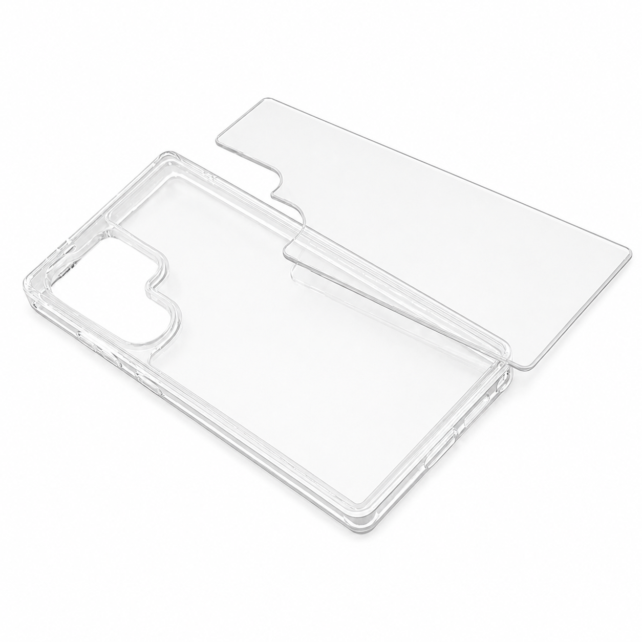 Clear Protective Phone Case – Slim Transparent Shockproof Cover with Camera Protection