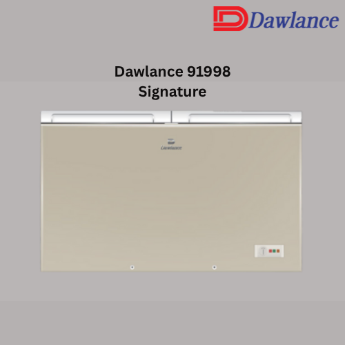 Inverter Glass Door Champagne Twin Door Freezer Dawlance 91998 Signature