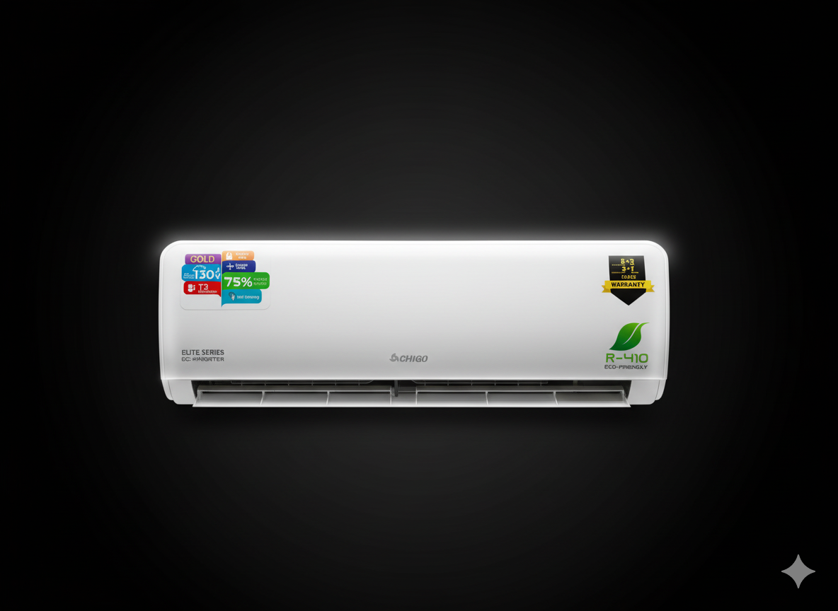 Wall Split Chigo Type Elite series 1.5 ton CSI-18ES H&C (DC Inverter)