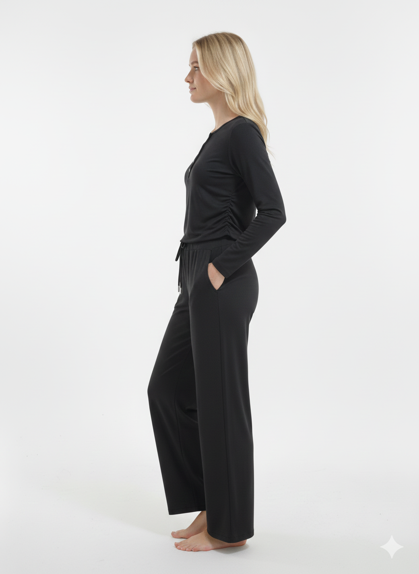 Losha Essence Lounge Set-Black