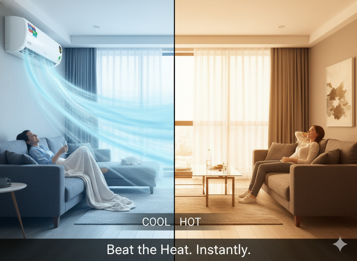 Wall Split Chigo Type Elite series 1.5 ton CSI-18ES H&C (DC Inverter)