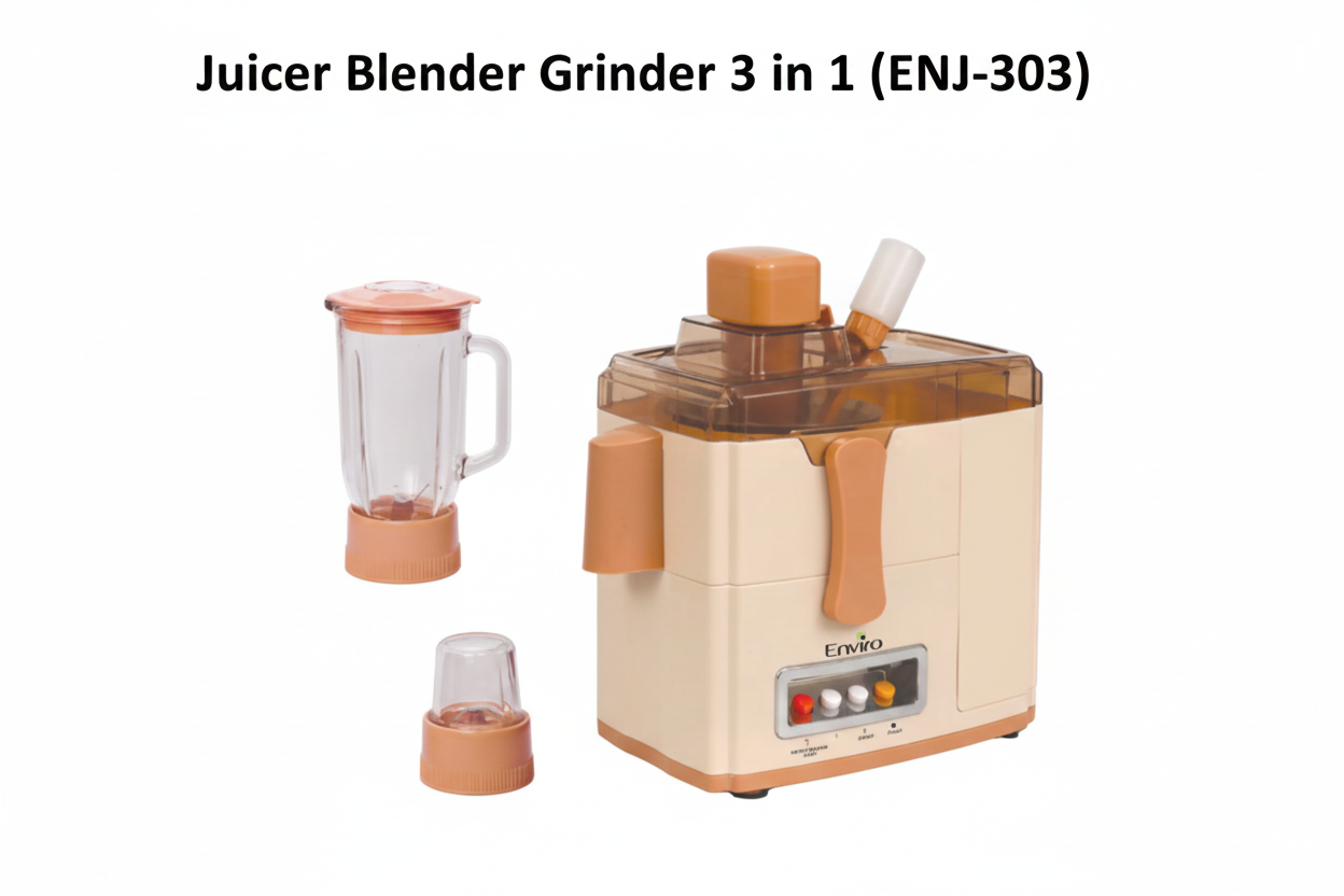 Juicer Blender Grinder 3 in 1 (ENJ-303)