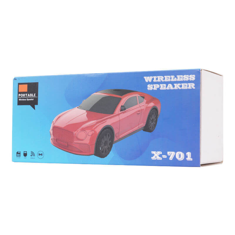 Portable Car Shape Bluetooth Speaker | Wireless Mini Sound System