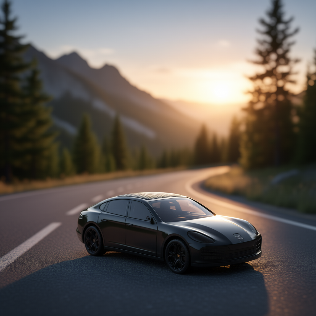 Hff138 Black Sports Car Speaker - Full Range Sound