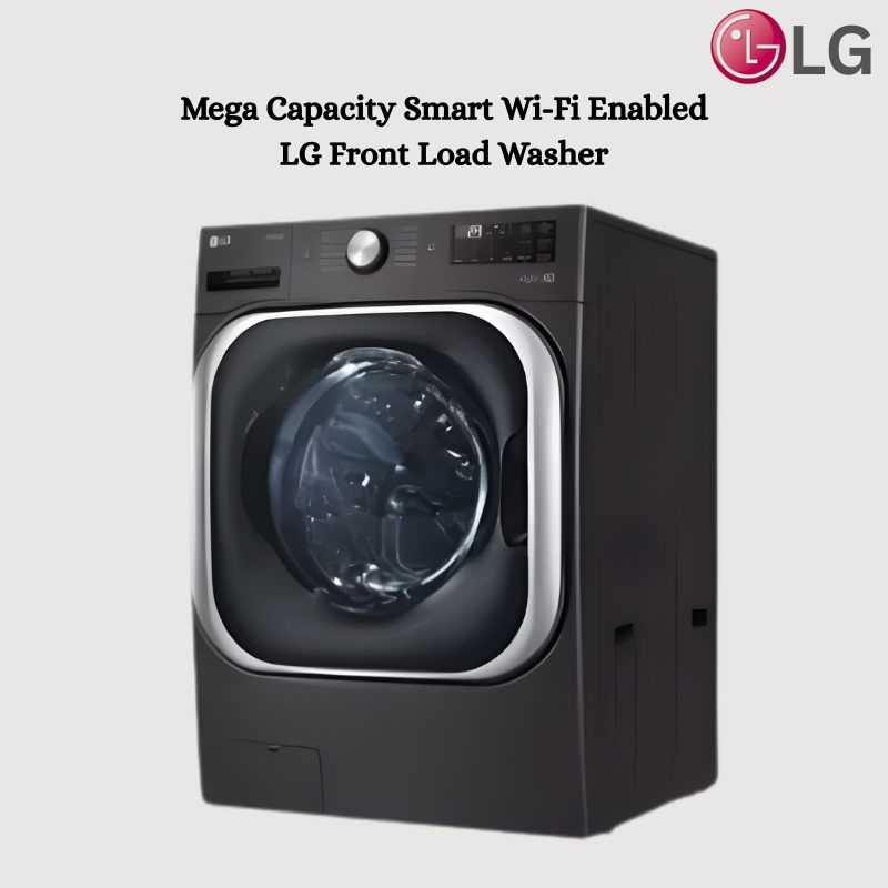 Mega Capacity Smart Wi-Fi Enabled LG Front Load Washer with TurboWash® and Built-In Intelligence 5.2 cu. ft.
