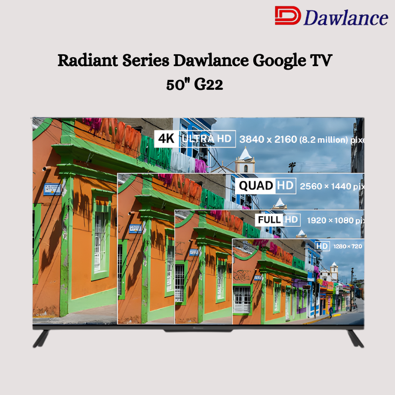 Radiant Series Dawlance Google TV 50" G22