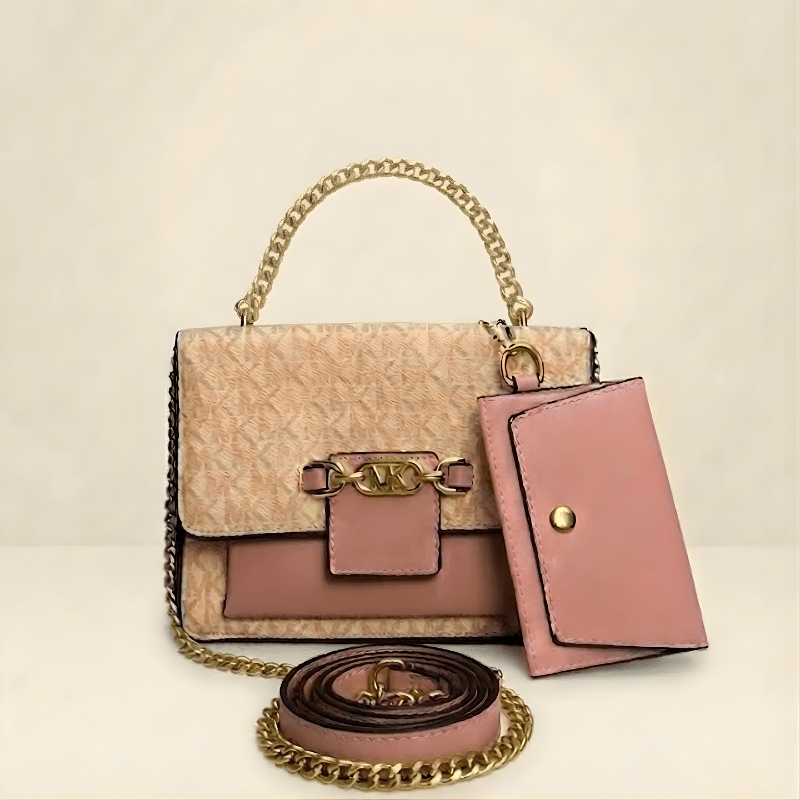 Handbag Signature Monogram Crossbody Bag with Mini Pouch ZTS-CR-147