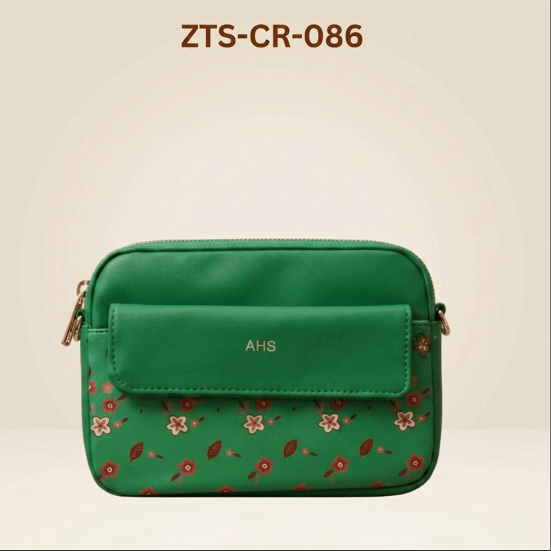 Crossbody Bag with Floral Pattern and handbag for women ZTS-CR-086