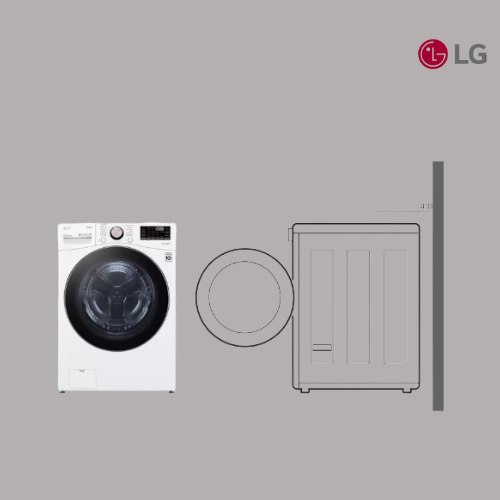 Ultra Large Capacity Front Load Washer - White LG