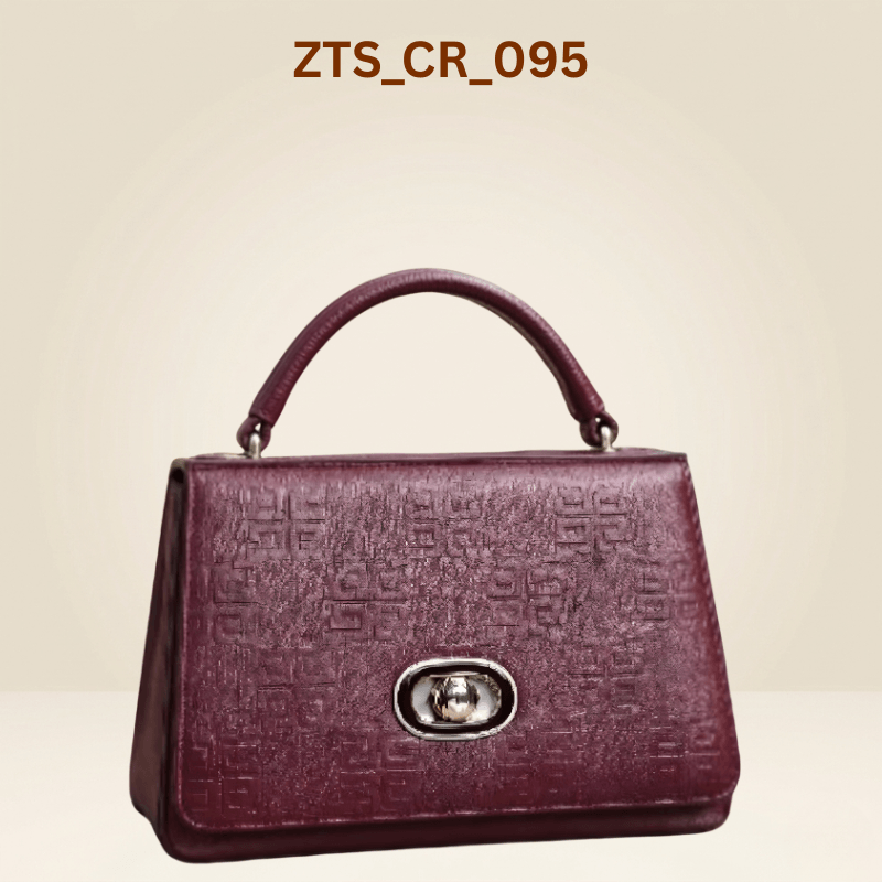 Handbag for ladies with long strapes premium quality handbag ZTS-CR-095