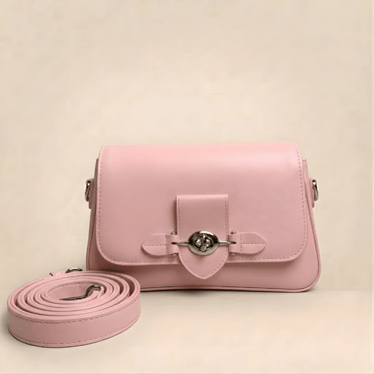 Luxury Structured Ladies Shoulder Bag Metallic Lock ZTS-CR-143