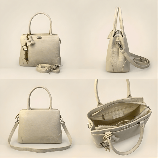 Premium Textured Ladies Hand Bag With Charm ZTS-CR-144
