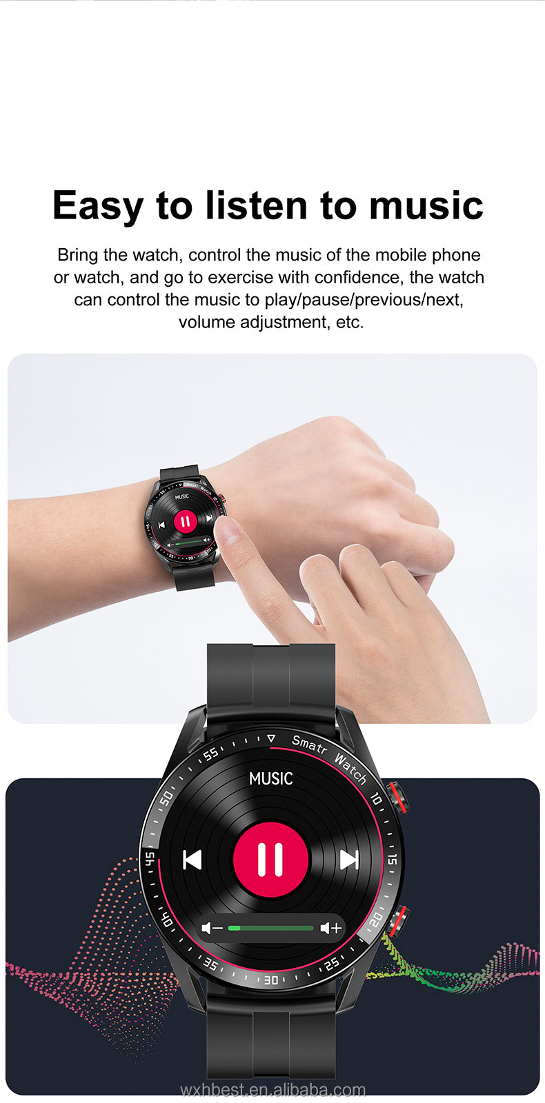 Stay Fit & Stylish – Smart Watch for men with Long Battery