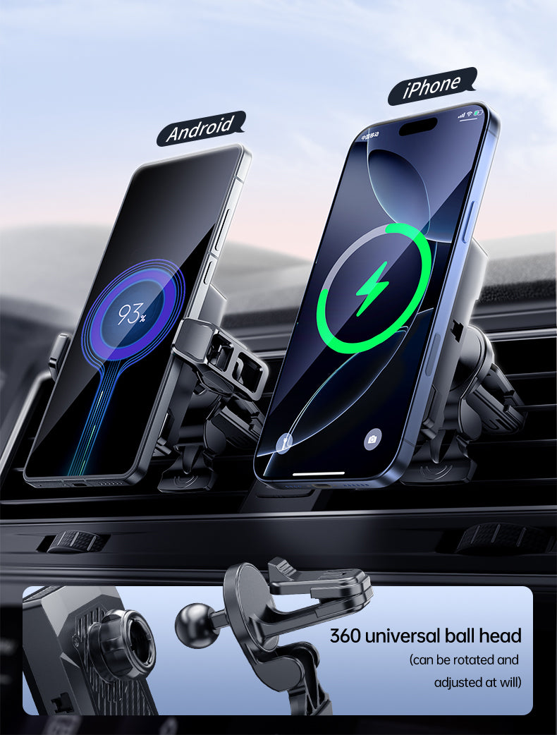 Smart Phone Cooling Fan with Wireless Charging | Portable Gaming Cooler Clip