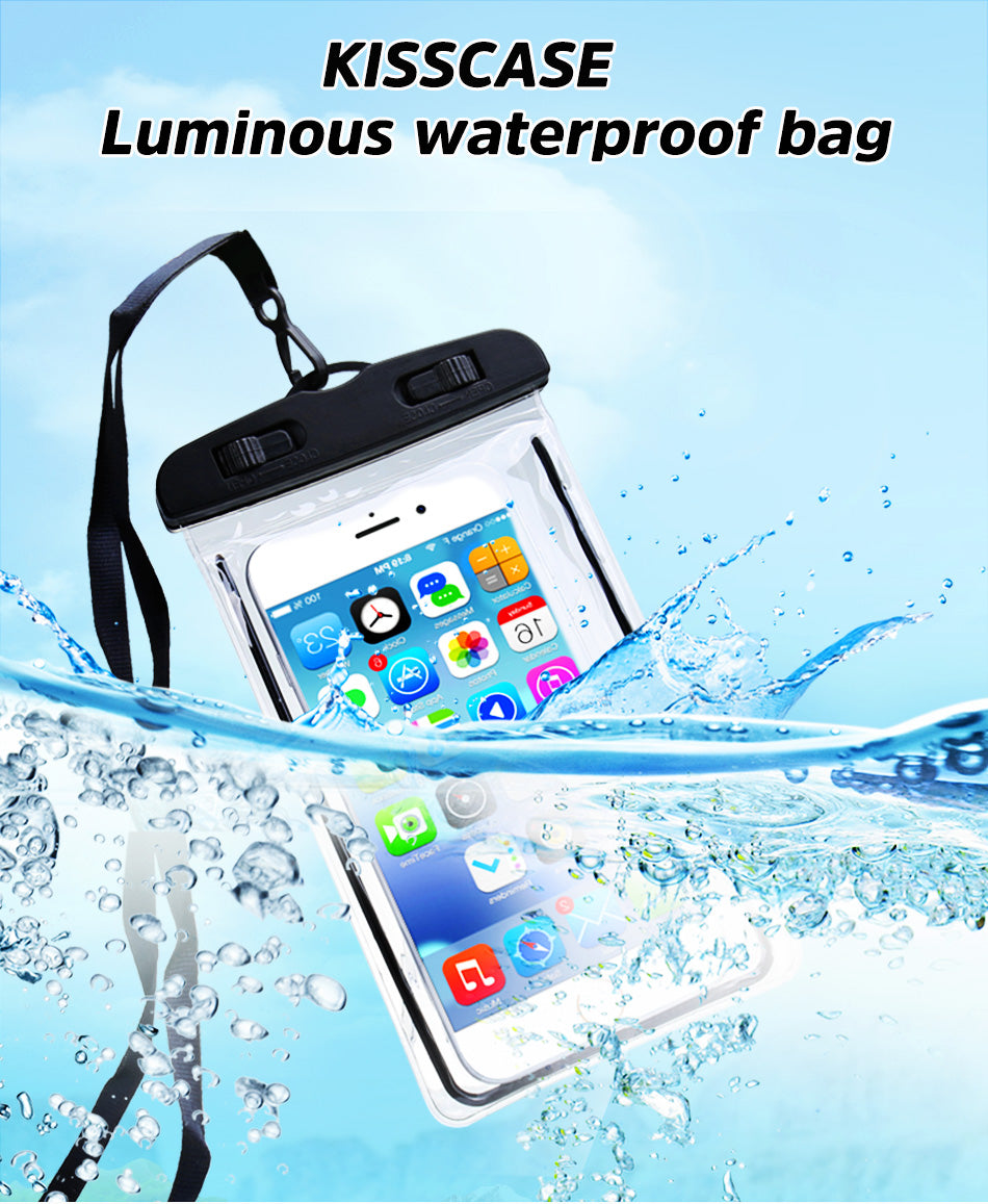 Universal Waterproof Phone Case – Beach & Swimming Dry Pouch Bag
