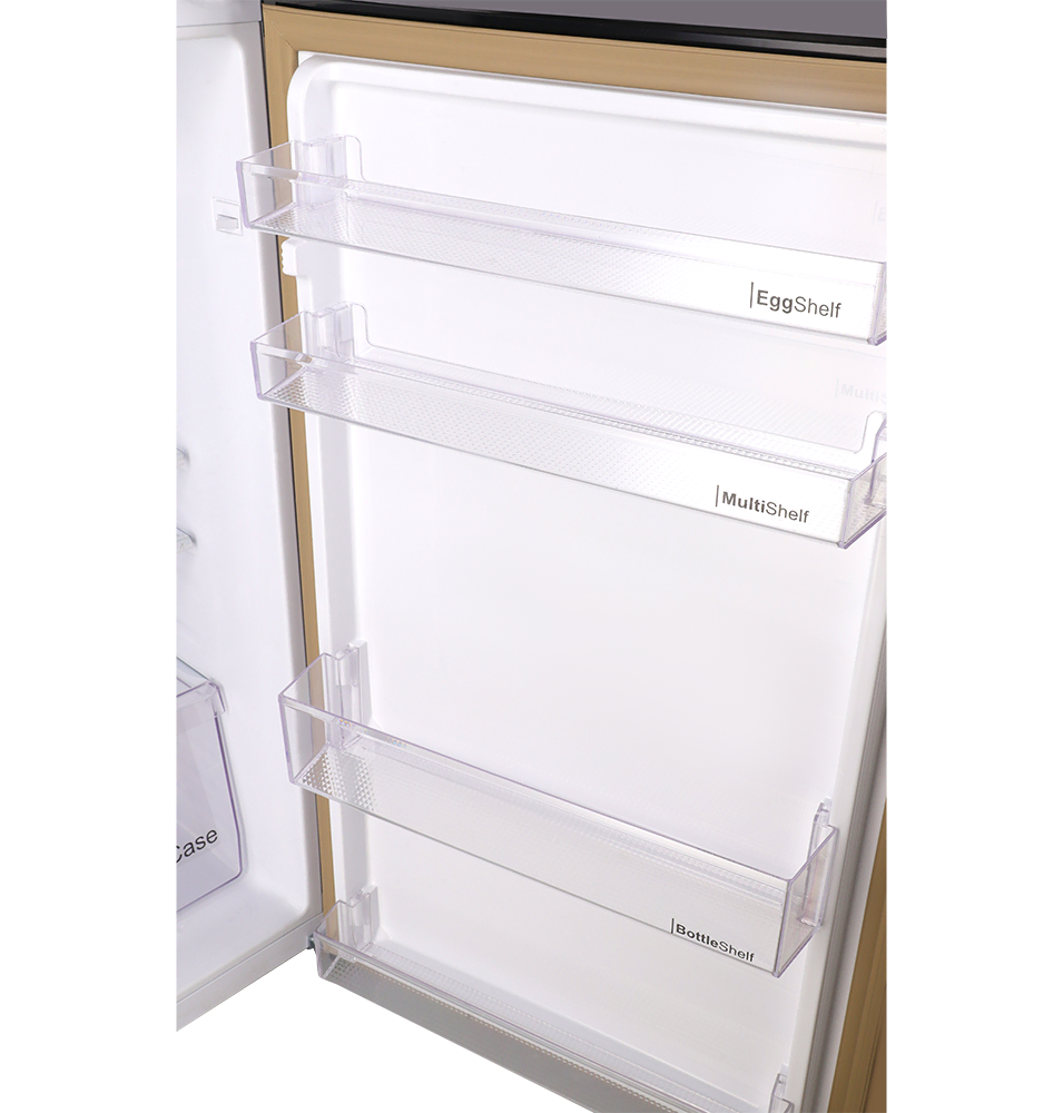 Double Door Refrigerator Dawlance CHROME HAIRLINE BLACK REF 9173