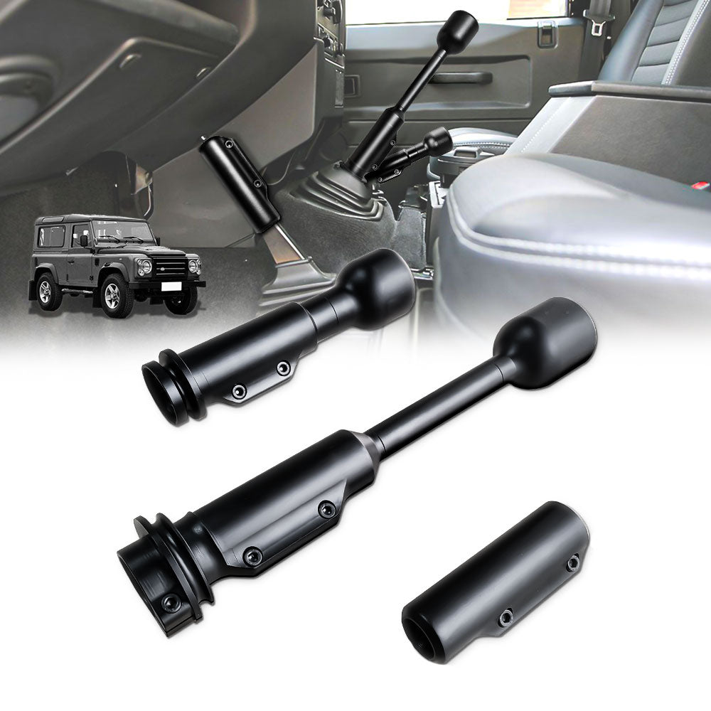 Piece Custom Black Metal Gear Lever & Handbrake Handle Set for Land