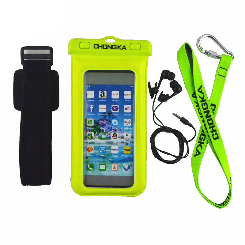 Waterproof Mobile Phone Bag Accessories PVC Phone case Water Proof for Swimming Floating Waterproof Pouch for uniuniversal