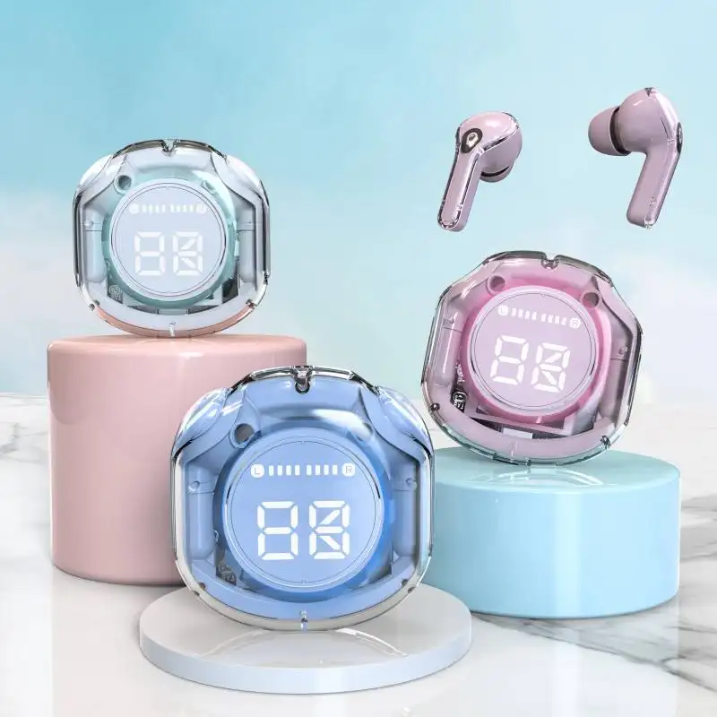 Air 39 Wireless Earbuds with Digital Display Case | Premium Sound & Touch Control