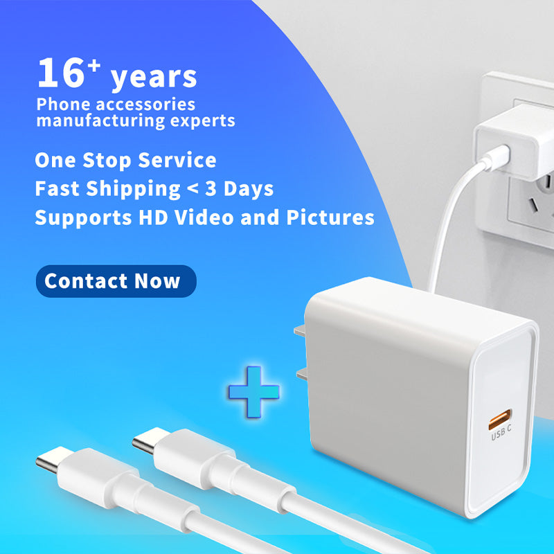 Ultra-Fast 100W USB-C Charger (60W+20W) with 1M Cable – Dual Port PD Wall Adapter