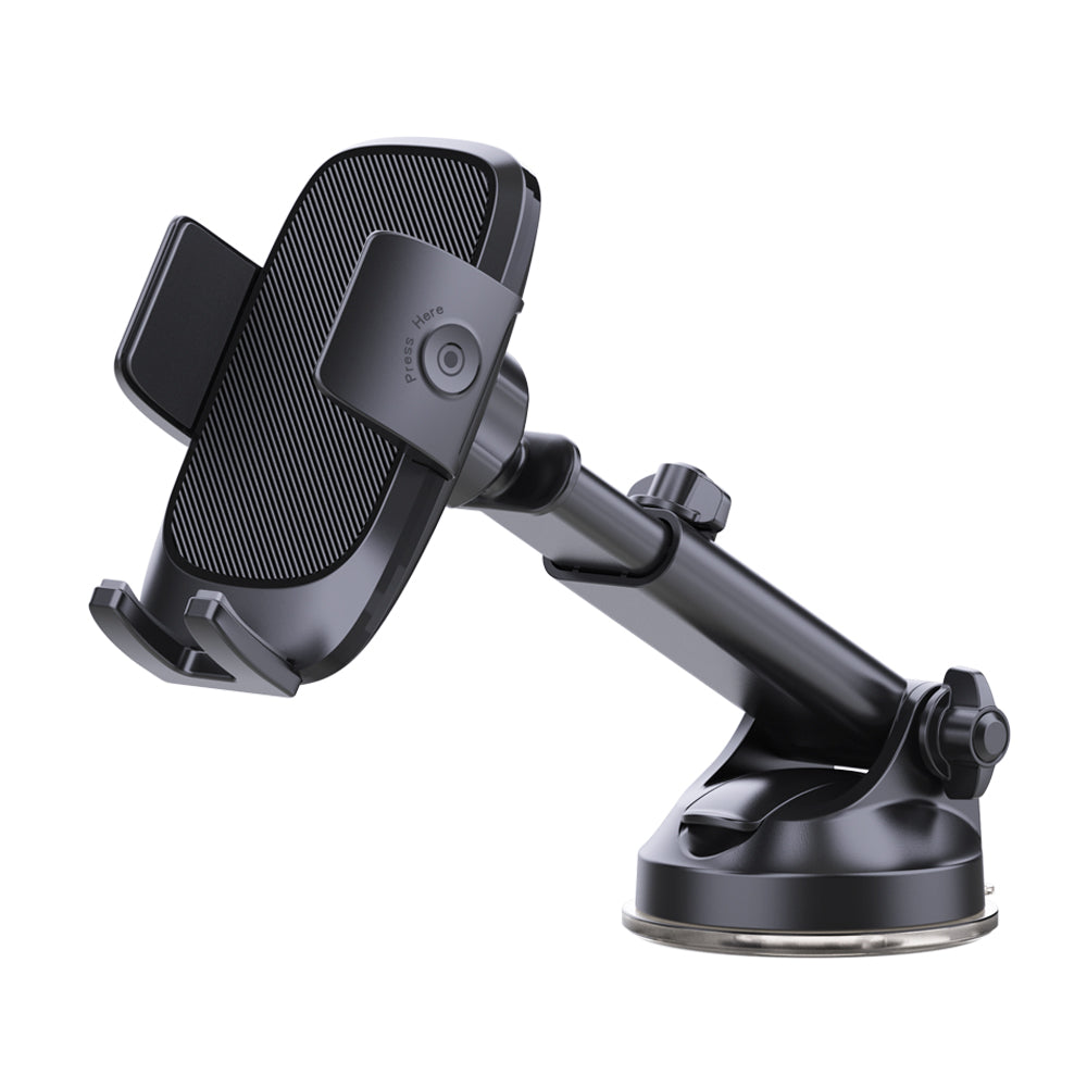 Universal Car Phone Mount – Strong Suction Cup & Adjustable Arm