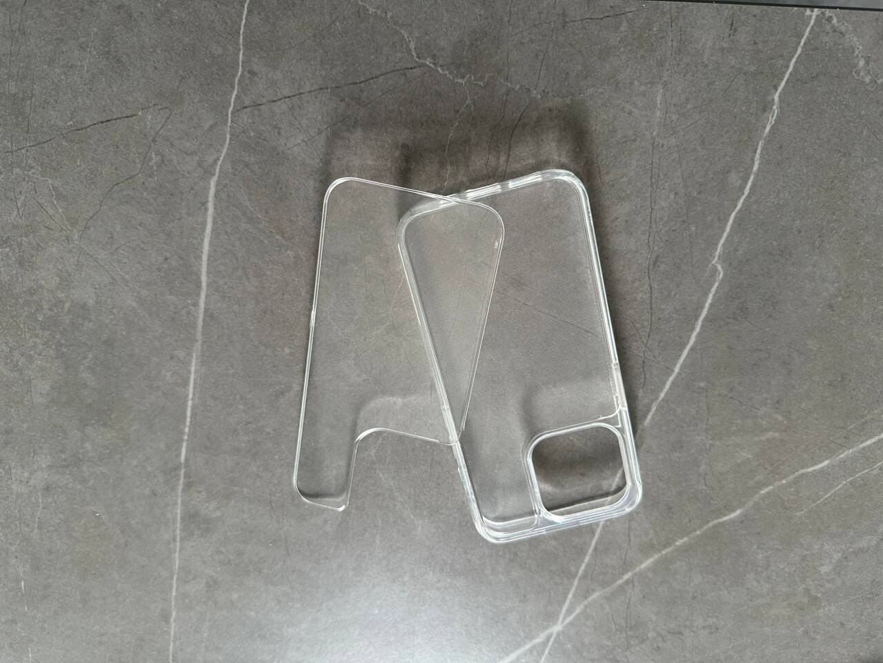 Clear Protective Phone Case – Slim Transparent Shockproof Cover with Camera Protection