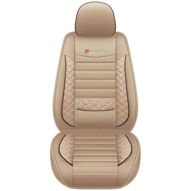 Universal Leather Car Seat Cover – Luxury Comfort with Anti-Slip Base