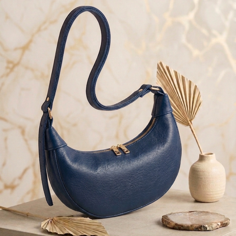 Trendy Semi-Circle Crossbody Bag - Premium Quality ZTS-CR-169