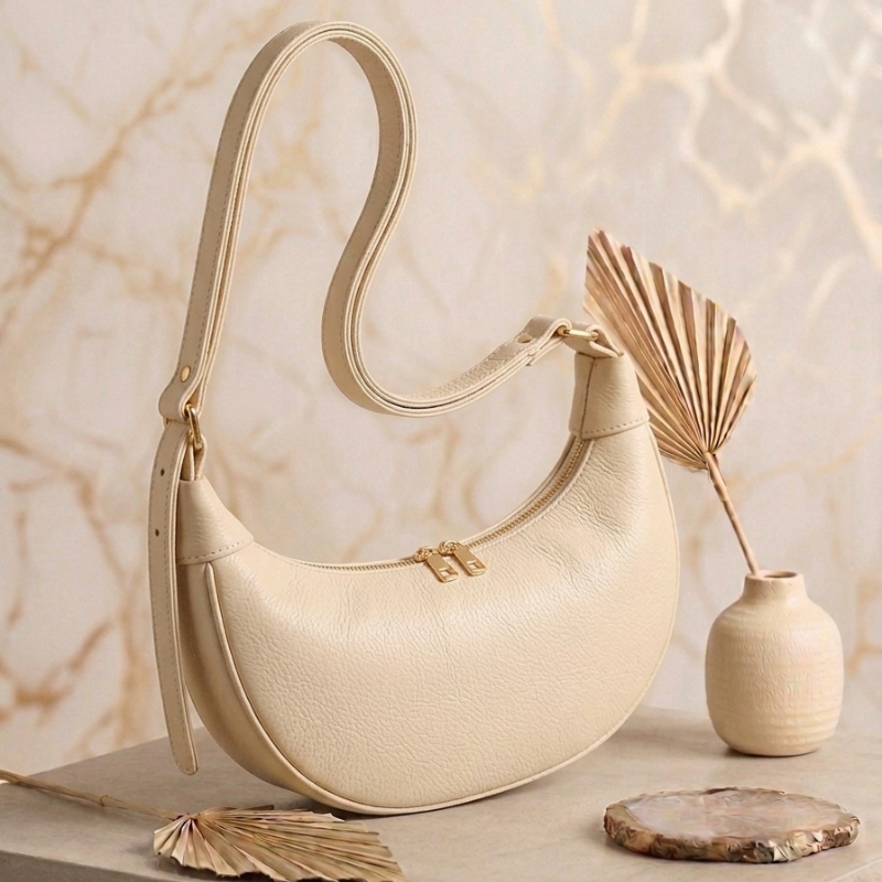 Trendy Semi-Circle Crossbody Bag - Premium Quality ZTS-CR-169