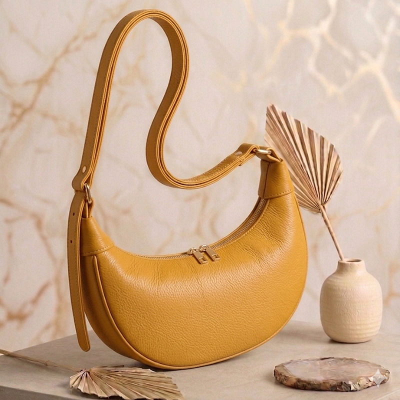 Trendy Semi-Circle Crossbody Bag - Premium Quality ZTS-CR-169