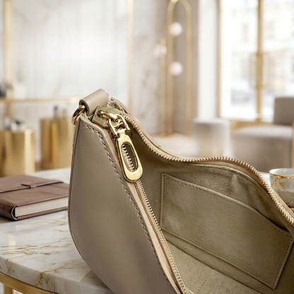 Crossbody Bag with Gold-Tone Lock | Trendy & Casual ZTS-CR-170