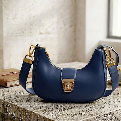 Crossbody Bag with Gold-Tone Lock | Trendy & Casual ZTS-CR-170