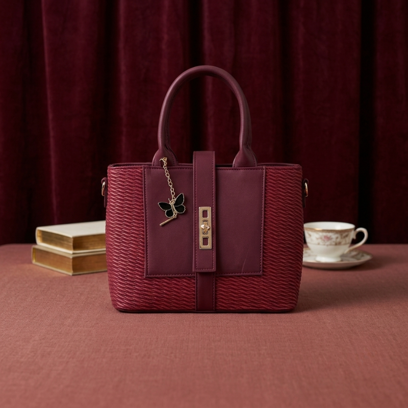 Handbag for Women – Elegant Lilac & Pink Tote ZTS-CR-171