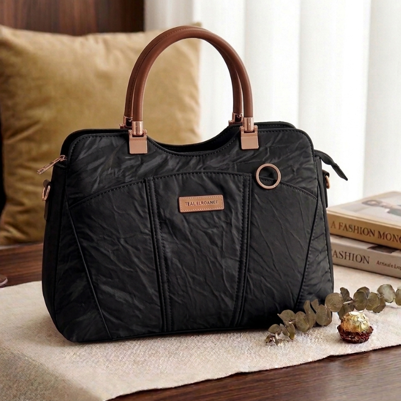 Premium Teal Blue Quilted Shoulder Bag for Women ZTS-CR-172
