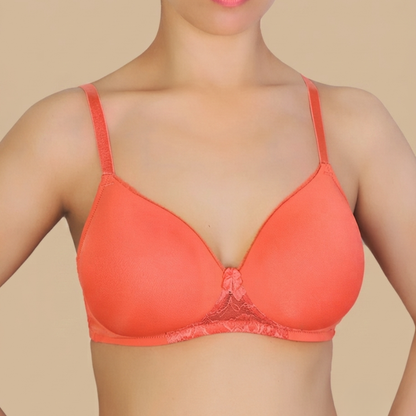 Wireless Go To T-Shirt Bra With a Touch Of Lace