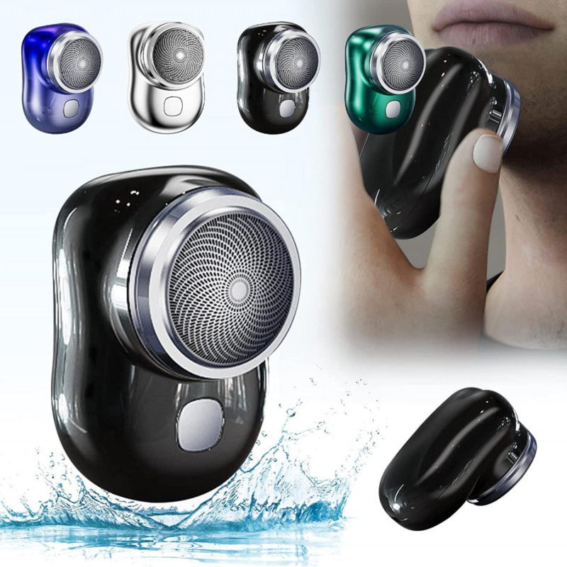 Mini Electric Travel Shaver For Men Pocket Size Washable Rechargeable Portable Painless Cordless Trimmer