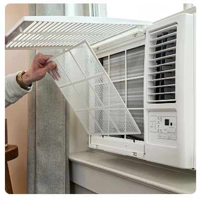 12,200 BTU Smart Wi-Fi Enabled Window Air Conditioner, Cooling & Heating, 570 Sq. Ft