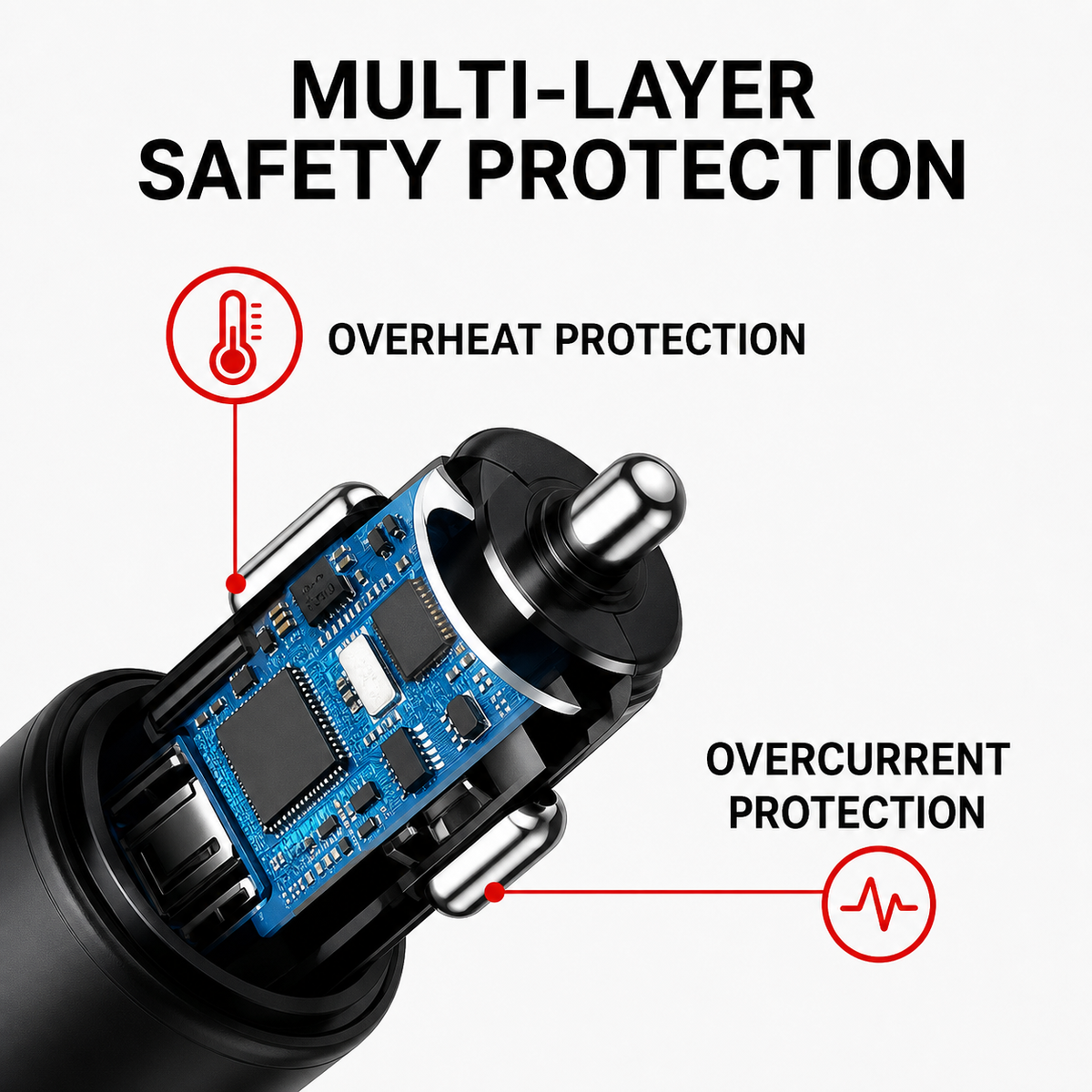 AORAX CC-09 55W Fast Car Charger