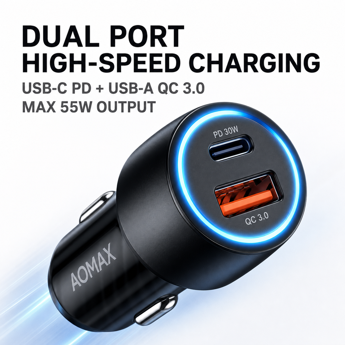 AORAX CC-09 55W Fast Car Charger