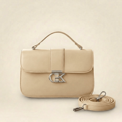 Luxury Minimalist Ladies Handbag Metallic Logo Clasp ZTS-CR-127
