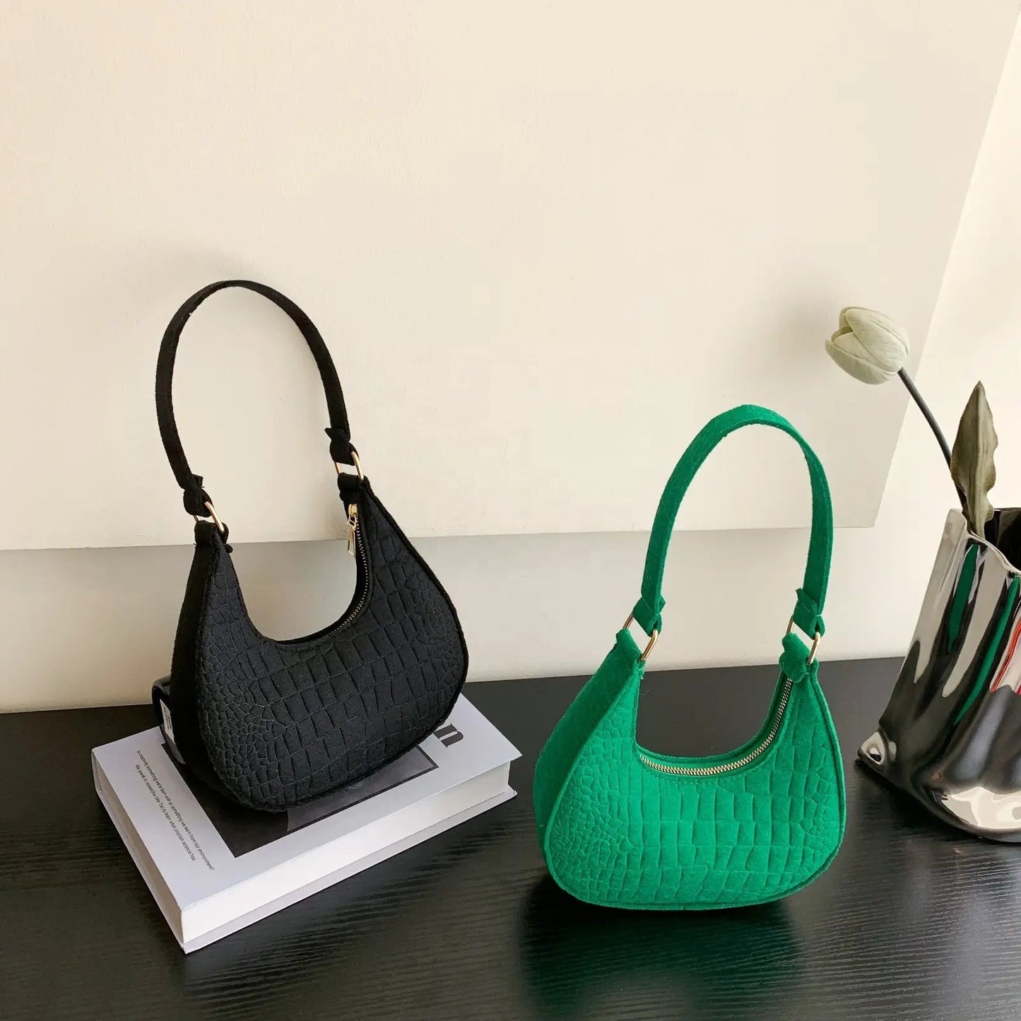 Ladies Luxury Handbag Mooc Shape for Women