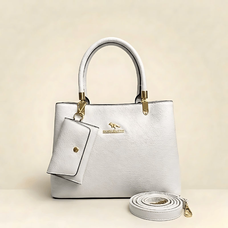 Luxury Textured Ladies Handbag With Matching Pouch ZTS-CR-152