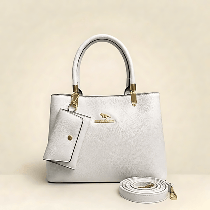 Luxury Textured Ladies Handbag With Matching Pouch ZTS-CR-152