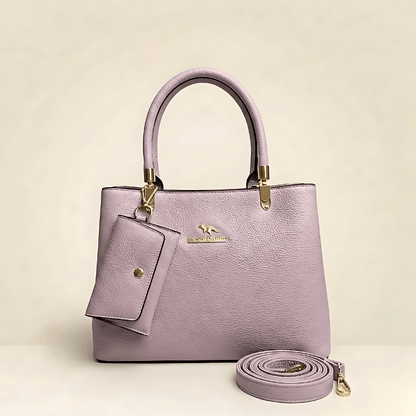 Luxury Textured Ladies Handbag With Matching Pouch ZTS-CR-152