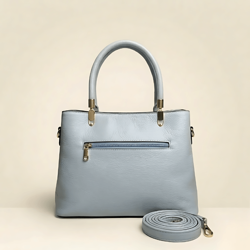 Luxury Textured Ladies Handbag With Matching Pouch ZTS-CR-152