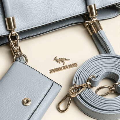 Luxury Textured Ladies Handbag With Matching Pouch ZTS-CR-152
