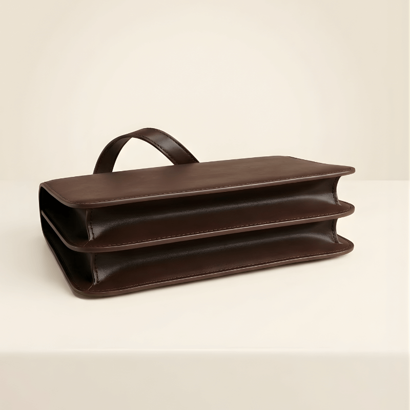 Luxury Suede Dual Tone Ladies Handbag ZTS-CR-122