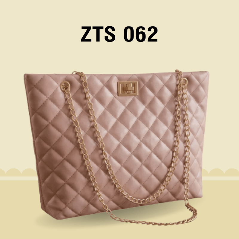Elegant Quilted Chain Shoulder Bag  Premium Style ZTS-CR-062
